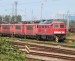 232 686-6 abgestellt in Rostock-Toitenwinkel.03.08.2012