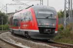 642 079-7 als RB 13238 von Graal-Mritz nach Bad Doberan bei der Einfahrt im Rostocker Hbf.14.09.2012