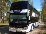 Setra 431 DT von Stewa aus Deutschland in Binz.