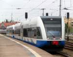 UBB29425 von Stralsund nach Swinoujscie Centrum bei der Ausfahrt im Stralsunder Hbf.11.05.2013