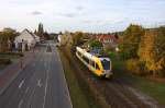 VT 646.044 (646 044-7) ODEG - Ostdeutsche Eisenbahn GmbH als RB51 (RB 68868) von Brandenburg Hbf nach Rathenow in Premnitz.