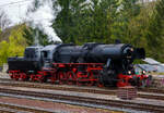 Die 52 4867 / 052 867-3 (90 80 0052 867-3 D-HEF) der Historische Eisenbahn Frankfurt e.V., ex GKB 152.4867 (Graz-Köflacher Eisenbahn- und Bergbaugesellschaft), ex ÖBB 152.4867, ex DRB 52