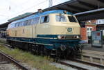 218 315 am 24.08.2025 im Rostocker Hbf.
