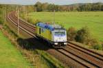 Es war der 14.10.2014 als die Frisch Hauptuntersuchte Metromom 246 005-3 Lz über die Güterumgeung bei Ramelsloh fuhr und einen kurzen hat zum Fotografieren.