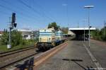 202 968-4 der ITB ex DR 110 968-5 kam mit einem gemischten Gterzug aus Brandenburg Altstadt den sie zum Brandenburger Hbf brachte und fuhr dann als Lz zurck nach Brandenburg Altstadt.