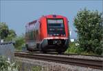 Beifang: 641 008 auf der Autobahnbrücke bei Warmbach.