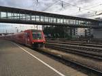 611 035 und ein weiterer 611 bei der Einfahrt in Ulm Hbf im Juli 2017