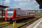 Der Dieseltriebwagen mit Neigetechnik 612 654 / 612 154 (95 80 0612 654-3 D-DB / 95 80 0612 154-4 D-DB), ein Bombardier  RegioSwinger  der DB Regio Bayern, ist am 21 April 2023 im Hbf Hof abgestellt.
 
Der Triebzug wurde 2002 von Bombardier unter den Fabriknummern 23791 und 23792 gebaut.