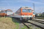 Am 6 September 2018 wurde 614 005 ins DB Museum in Nürnberg fotografiert.