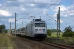 101 028-9  800 Jahre Sachen-Anhalt  mit dem IC 2049 von Kln Hbf nach Leipzig Hbf in Demker.