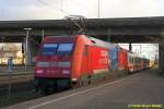 27/01/2015:  101 100 mit IC 2373 in Hamburg-Harburg auf dem Weg nach Karlsruhe Hbf