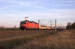 120 106-0 mit dem IC 2810 fr ICE 1510 von Leipzig Hbf nach Hamburg-Altona in Vietznitz und die 120 111-0 hatte den Zug nach geschoben.