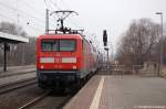 112 108 mit dem RE1 (RE 18122) nach Magdeburg Hbf in Brandenburg.