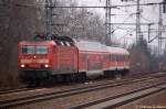 143 812-6 mit der RB21 (RB 18662) nach Wustermark in Golm.