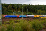 In Doppeltraktion fahren die beiden an die SBB Cargo International AG vermieteten Re 482 011-4 „ChemOil“ (91 85 4482 011-4 CH-SBBC) und die Re 482 020-5 „Europa“ mit Werbung #Borderless Swiss Quality (91 85 4482 020-5 CH-SBB), der SBB Cargo AG am 28 September 2025 mit eine Druckgas-Kesselwagenzug durch Betzdorf/Sieg in Richtung Siegen.

Beide sind Bombardier TRAXX F140 AC1 der SBB Cargo AG, die Re 482 011 wurde 2002 von Bombardier in Kassel unter der Fabriknummer 33525 gebaut. Die Re 482 011 wurde 2003 unter der Fabriknummer 33575 gebaut. Beide wurden an die SBB Cargo AG geliefert und besitzen die Zulassungen und Zugbeeinflussungssysteme für die Schweiz und Deutschland.
