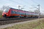 Auf Testfahrt zwischen Growudicke und Rathenow war Heute die 442 703 unterwegs.