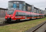 442 341 am 13.07.2024 in Warnemünde-Werft.