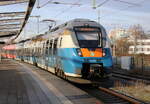 442 837 als S1(Warnemünde-Rostock)bei der Einfahrt im Rostocker Hbf.16.01.2026