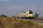 ET 445.115  Eberswalde  (445 115-9) ODEG - Ostdeutsche Eisenbahn GmbH als RE2 (RE 37368) von Wittenberge nach Cottbus in Vietznitz.