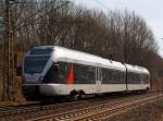 ET 22007 (2-teiliger Stadler Flirt) der Abellio Rail NRW am 27.03.2013 kurz vor dem Bahnhof Kreuztal.