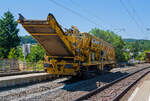 Baustelle im Bahnhof Katzenfurt (Lahn-Dill-Kreis) am 20.07.2013: Der MFS 40/4-A-ZW der H.