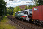 Die an die SBB Cargo International AG vermietete mit XLoad ausgestattete SIEMENS Vectron 193 542  Kapellbrücke Luzern  (91 80 6193 542-8 D-SIEAG) der SüdLeasing GmbH, Stuttgart (eingestellt