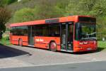 Linienbus der Firma  regio bus Uhlendorff  steht auf einem Parkplatz in Hann.