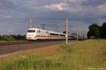 402 034-3  Minden (Westfalen)  wurde wegen der Sperrung der Elbebrcke Hmerten ber Vietznitz umgeleitet und fuhr in Richtung Wittenberge weiter.