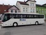 Setra 415 GT von Regionalbus Rostock in Neubrandenburg.