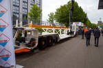 Ein ungewöhnliches ZW-Tieflader-Fahrzeug (VMS - Multiservice Vehicle) präsentierte die rumänischen Hersteller HIAROM Railway srl und CONTRAIL Machinery srl, auf der 28.