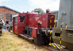 Die ex DB 323 842-5, ex DB Köf 6772, der Westerwälder Eisenbahnfreunde 44 508 e.