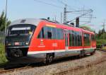 RB12 von Graal-Mritz/Ribnitz-Damgarten nach Rostock Hbf bei der Eifahrt im Rostocker Hbf(03.06.2011)