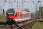 RE 94112 von Rostock Hbf nach Blankenberg(Meckl)bei der Ausfahrt im Rostocker Hbf.01.05.2012