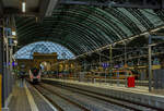 Der Hauptbahnhof Dresden am 06.12.2022 in der Mittelhalle.