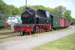 99 4801 war zum Bahnhofs-Fest in Putbus im Ausstellungs-Bereich zu betrachten.31.05.2015