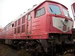 232 202-2 ex.Bh Rostock Seehafen am 24.Januar 2009 in Mukran West.