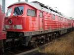 232 530-6 ex.Bh Rostock Seehafen am 24.Januar 2009 in Mukran West.