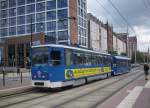 Wagen 804 der Rostocker Stra�enbahn AG.