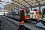 Das Straenbahnmuseum befindet sich an der Endhaltestelle Thielenbruch der Stadtbahnlinien 3 und 18 in Rumlichkeiten des ehemaligen KVB-Betriebsbahnhofs Thielenbruch.