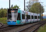 6N2 Wagen 601 als Linie 1 von Rostock-Mecklenburger Allee nach Hafenallee in Rostock-Marienehe.14.05.2026
