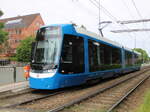 RSAG-Wagen 801  Tina stand am Mittag in der Haltestelle Rostock Heinrich-Sch�tz Str.30.05.2026