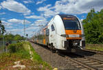   Zwei gekuppelte vierteilige Siemens Desiro HC der Baureihe BR 462 fahren am 30.05.2020 vom Bf.