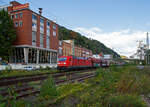 Die 185 264-9 (91 80 6185 264-9 D-DB) der DB Cargo AG fährt am 02.09.2020 mit einem Kohlezug (bestehend aus 4-achsigen offenen Schüttgutwagen mit schlagartiger Schwerkraftentladung der