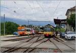 Infolge Prolbleme mit dem Rollmaterial, verkherte einige Zeit ein Bus zwischen Orbe und Chavonray, dohc nun, nach langem fährt wieder ein Zug von Orbe nach Chavornay, der hir bereit gestellt