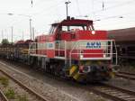 AKN-Lok V2.024 von der AKN am 15.Juni 2009 in Bergen/R�gen.