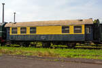 Wohn-/Schlafwagen 75 80 23-29 076-3 D-BYB, ex 75 80 99-29 939-1 D-BYB, BayernBahn GmbH am 24.08.2013 im Dampflokwerk Meiningen.