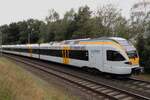 EuroBahn ET6-02 passiert am 18 März 2018 Venlo-Vierpaardjes.