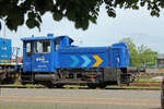 335 245-7 am 10.05.2025 in Bremervörde, evb Betriebshof.