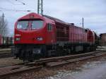 Noch nicht in den hvle Farben der Tiger V330.5,am 10.Januar 2013,in Bergen/R�gen.