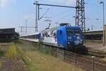 Am 27 Juni 2024 steht TRI's eigener EM24 Verstärkerzug mit PRESS 145 060 in Oberhausen Hbf.